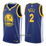 Maillot Golden State Warriors Jordan Bell No 2 Icon 2017-18 Bleu