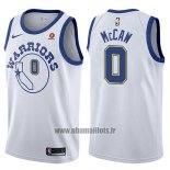 Maillot Golden State Warriors Patrick Mccaw No 0 Hardwood Classic 2017-18 Blanc