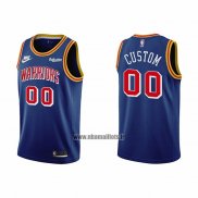 Maillot Golden State Warriors Personnalise 75th Anniversary Bleu