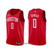 Maillot Houston Rockets Marquese Chriss NO 0 Earned Rouge