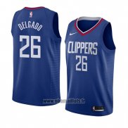 Maillot Los Angeles Clippers Angel Delgado No 26 Icon 2018 Bleu