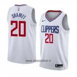 Maillot Los Angeles Clippers Landry Shamet No 20 Association 2018 Blanc