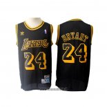 Maillot Los Angeles Lakers Kobe Bryant No 24 Retro Noir