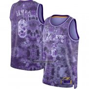 Maillot Los Angeles Lakers LeBron James NO 6 Select Series 2023 Volet