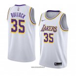 Maillot Los Angeles Lakers Reggie Bullock No 35 Association 2018-19 Blanc