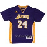 Maillot Manche Courte Los Angeles Lakers Kobe Bryant No 24 Volet