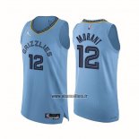 Maillot Memphis Grizzlies Ja Morant NO 12 Statement Authentique 2021-22 Bleu