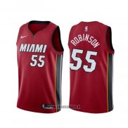 Maillot Miami Heat Duncan Robinson NO 55 Statement Rouge