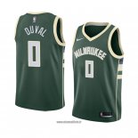 Maillot Milwaukee Bucks Trevon Duval No 0 Icon 2018 Vert