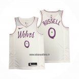 Maillot Minnesota Timberwolves Derrick Rose NO 0 Earned Blanc