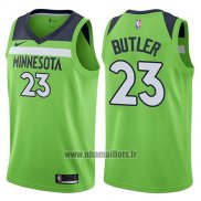 Maillot Minnesota Timberwolves Jimmy Butler No 23 Statement 2017-18 Vert