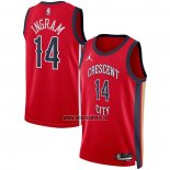 Maillot New Orleans Pelicans Brandon Ingram NO 14 Statement 2023-24 Rouge