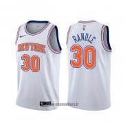 Maillot New York Knicks Julius Randle NO 30 Statement Blanc