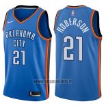 Maillot Oklahoma City Thunder Andre Roberson No 21 Swingman Icon 2017-18 Bleu