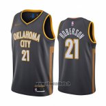 Maillot Oklahoma City Thunder Andre Roberson No 21 Ville Noir