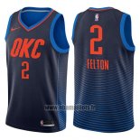 Maillot Oklahoma City Thunder Raymond Felton No 2 Statement 2017-18 Bleu