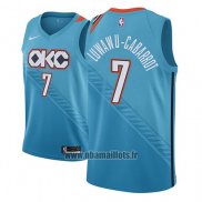 Maillot Oklahoma City Thunder Timothe Luwawu-cabarrot No 7 Ville 2018-19 Bleu