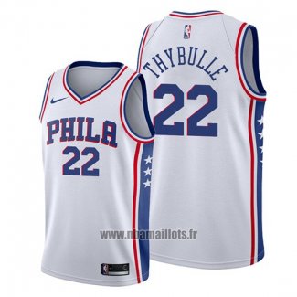 Maillot Philadelphia 76ers Matisse Thybulle No 22 Association 2019-20 Blanc