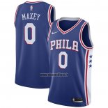 Maillot Philadelphia 76ers Tyrese Maxey NO 0 Icon Bleu