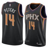 Maillot Phoenix Suns Alec Peters No 14 Statement 2018 Noir2