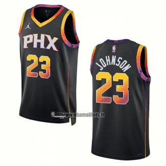 Maillot Phoenix Suns Cameron Johnson NO 23 Statement 2022-23 Noir