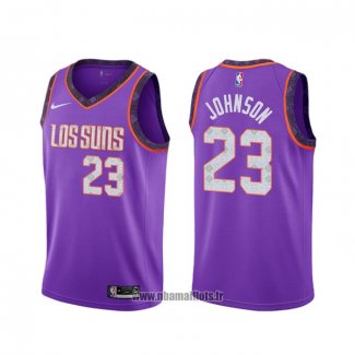 Maillot Phoenix Suns Cameron Johnson NO 23 Ville 2018 19 Volet