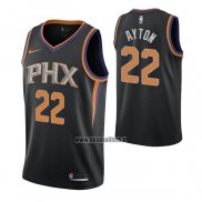 Maillot Phoenix Suns Deandre Ayton NO 22 Statement 2021 Noir