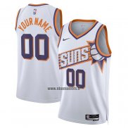 Maillot Phoenix Suns Personnalise Association 2023-24 Blanc