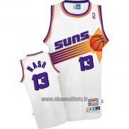 Maillot Phoenix Suns Steve Nash No 13 Retro Blanc2