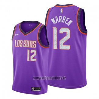 Maillot Phoenix Suns T.j. Warren No 12 Ville Edition Volet