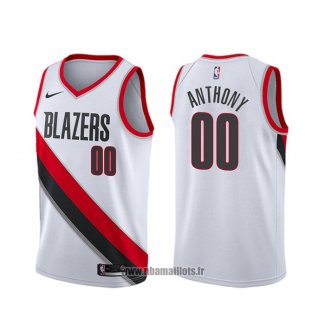 Maillot Portland Trail Blazers Carmelo Anthony NO 0 Association 2019-20 Blanc