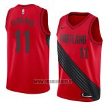 Maillot Portland Trail Blazers Meyers Leonard No 11 Statement 2018 Rouge