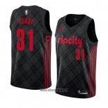 Maillot Portland Trail Blazers Seth Curry No 31 Ville 2018 Noir