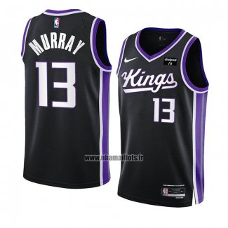 Maillot Sacramento Kings Keegan Murray NO 13 Icon 2023-24 Noir