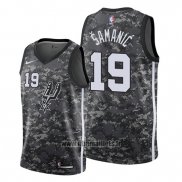 Maillot San Antonio Spurs Luka Samanic No 19 Ville 2019-20 Camuflaje