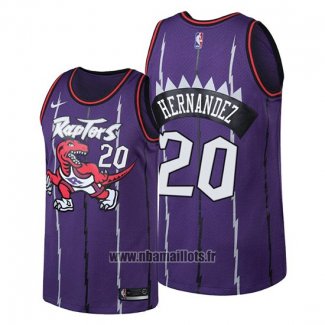 Maillot Tornto Raptors Dewan Hernandez No 20 Classic Edition Volet