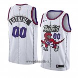 Maillot Tornto Raptors Personnalise Classic Edition 2019-20 Blanc