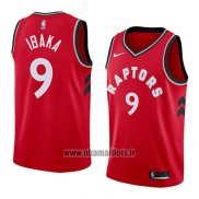 Maillot Tornto Raptors Serge Ibaka No 9 Icon 2018 Rouge