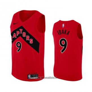 Maillot Tornto Raptors Serge Ibaka No 9 Icon 2020-21 Rouge