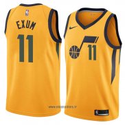 Maillot Utah Jazz Dante Exum No 11 Statement 2018 Jaune