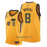 Maillot Utah Jazz Emmanuel Mudiay No 8 Statement Or