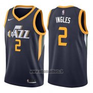 Maillot Utah Jazz Joe Ingles No 2 Icon 2017-18 Bleu