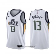 Maillot Utah Jazz Tony Bradley NO 13 Association Blanc