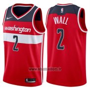 Maillot Washington Wizards John Wall No 2 2017-18 Rouge