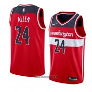 Maillot Washington Wizards Lavoy Allen No 24 Icon 2018 Rouge