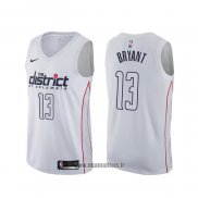 Maillot Washington Wizards Thomas Bryant NO 13 Ville Blanc