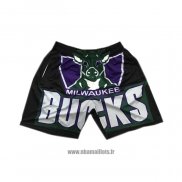 Short Milwaukee Bucks Mitchell & Ness Big Face Vert