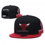 Casquette Chicago Bulls Mitchell & Ness Rouge Noir