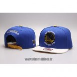 Casquette Golden State Warriors Snapback Blanc Bleu