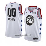 Maillot All Star 2019 Minnesota Timberwolves Personnalise Blanc